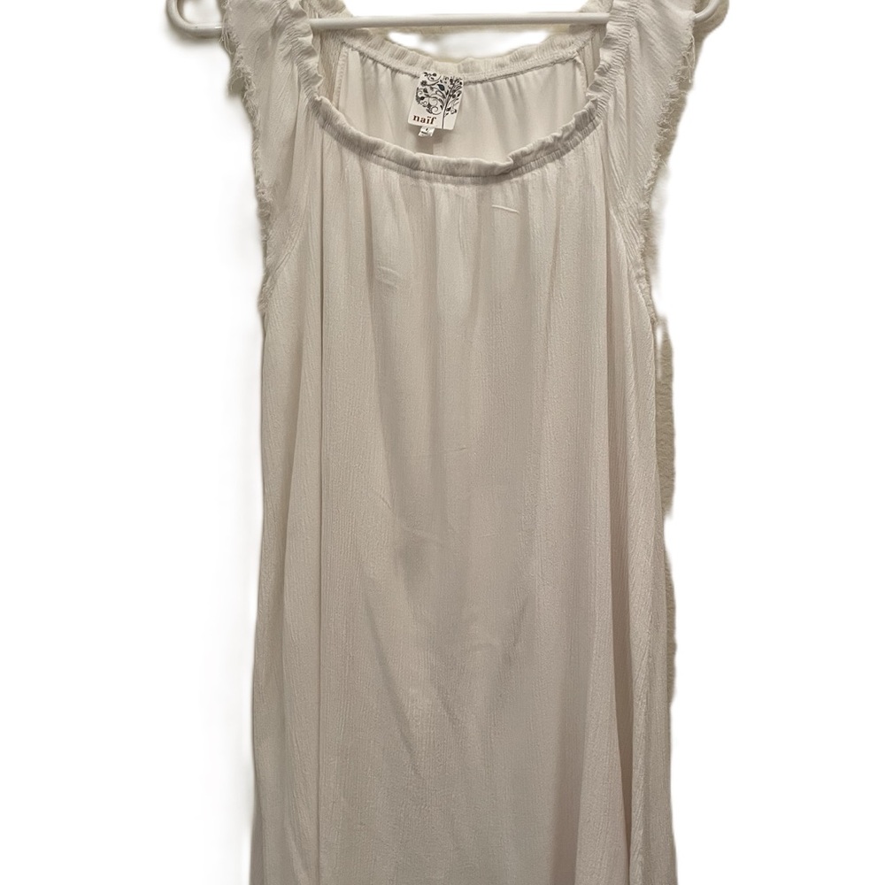 Naïf White Sleeveless dress